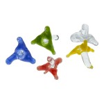 420º Below | Quality Glass Screens "Jack Style" Assorted Colors - 5 pc | The Perfect Ash Blocker for a Smooth Smoke