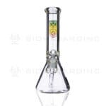 Bio Hazrard | 12" Beaker Water Pipe - Rasta | Rugged, Reliable, and Ready for Action!