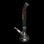 ROOR | Classic 18" Beaker Bent Neck - Rasta | Elevate Your Experience with Iconic Craftsmanship