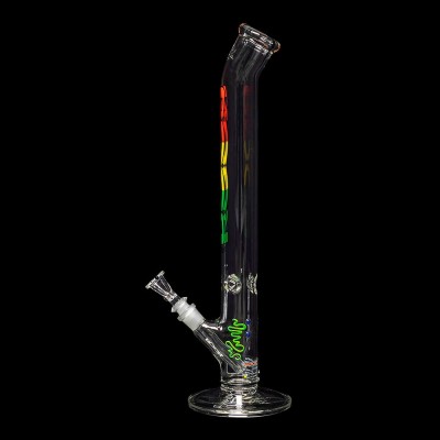 ROOR Classic 18" Straight Tube Bent Neck "Rasta" 01