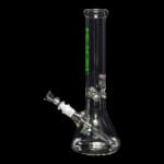 ROOR | Classic 14" Beaker Water Pipe 50x7mm - Green | Elevate Your Smoking Ritual