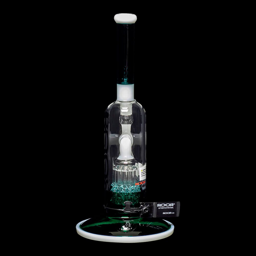 ROOR Tech 12″ Fixed Stemless Bubbler – Jade & White 03