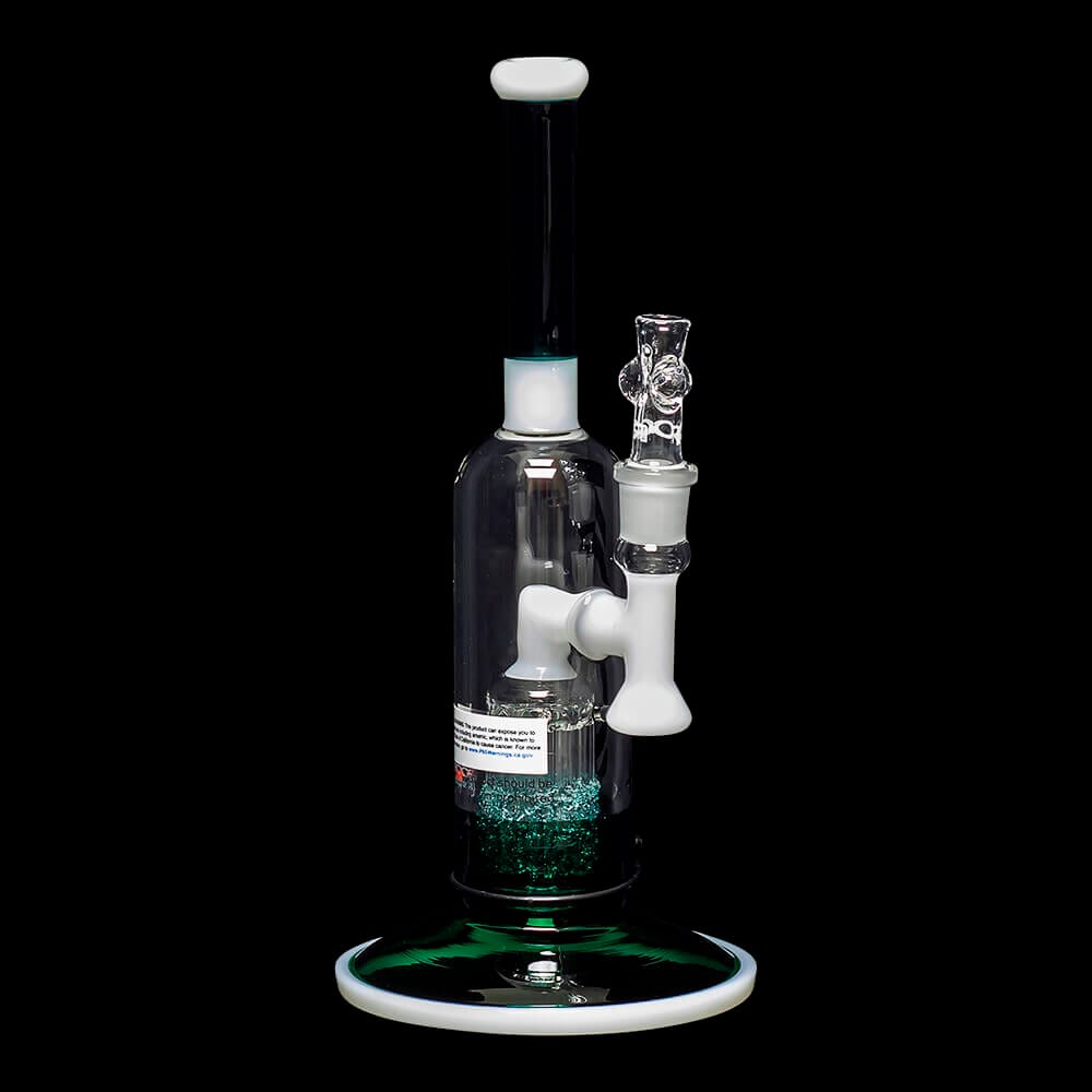 ROOR Tech 12″ Fixed Stemless Bubbler – Jade & White 06