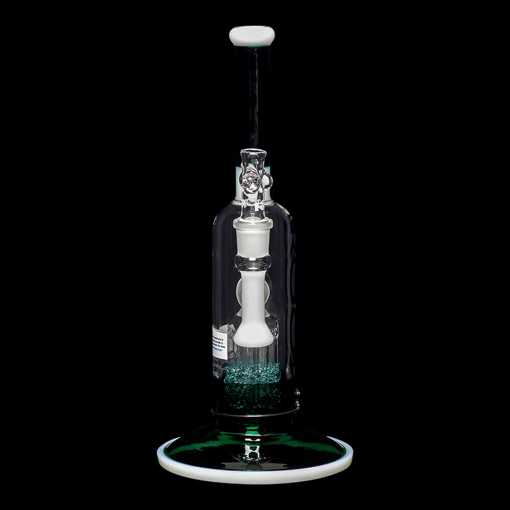 ROOR Tech 12″ Fixed Stemless Bubbler – Jade & White 07