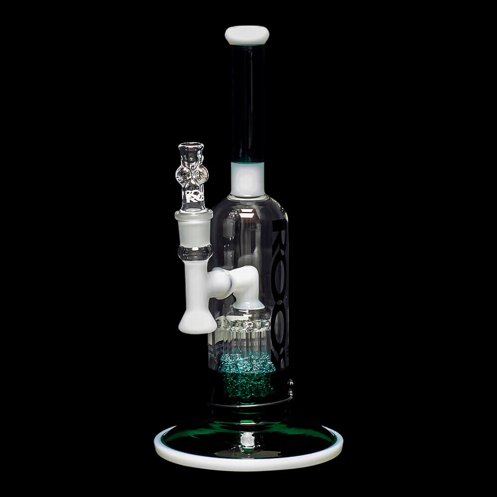 ROOR Tech 12″ Fixed Stemless Bubbler – Jade & White 08
