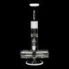 ROOR Tech 18" Inline Bong "Smokey Grey & White" 01