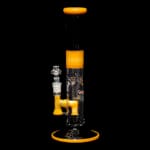 ROOR Tech | Fixed 14" Straight 50x5mm - Black & Tangie | Elevate Your Smoking Experience, Artfully Crafted