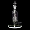 ROOR Tech Fixed 8" 10-Arm Tree Bubbler - Smoking Gray & White - 03