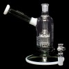 ROOR Tech Fixed 8" 10-Arm Tree Bubbler - Smoking Gray & White - 09
