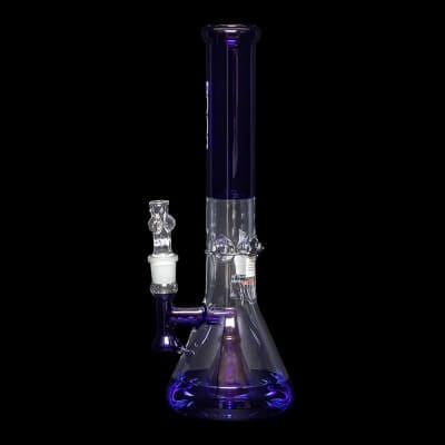 ROOR Tech Mini 14" Fixed Stem Beaker - Blue & Clear - 01