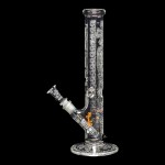 ROOR | Custom 14" Water Pipe "Aztec" Sandblasted & Flame Polish | The Ultimate Expression of Art and Function