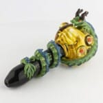 Empire Glassworks | Dragon Sphere Hand Pipe - Large | Immerse in a Mythical Smoking Experience