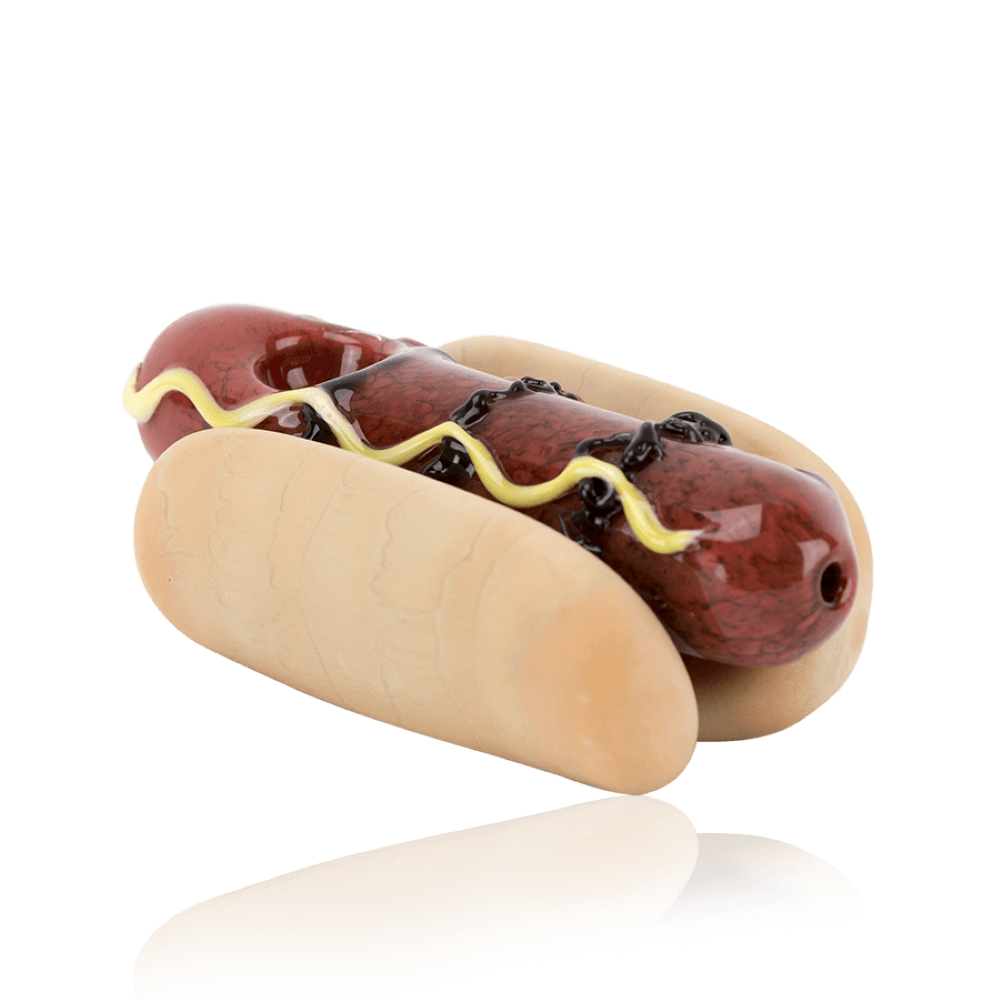 Empire Glassworks Hot Dog Hand Pipe 01
