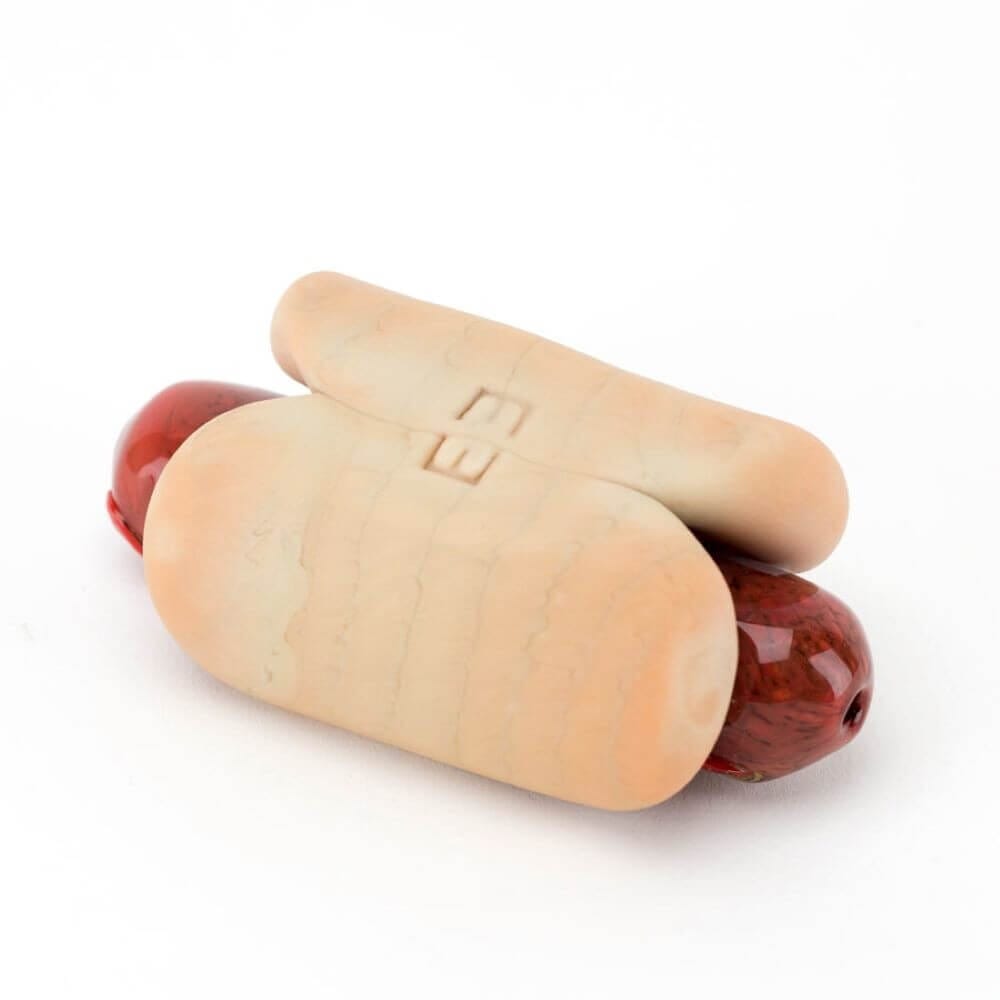 Empire Glassworks Hot Dog Hand Pipe 03