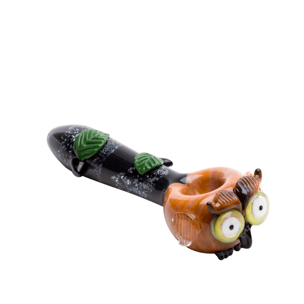 Empire Glassworks Owl Hand Pipe