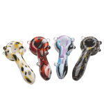 Empire Glassworks | Psychedelic Hand Pipe - Choose Color | Artistic Fusion in Your Hand