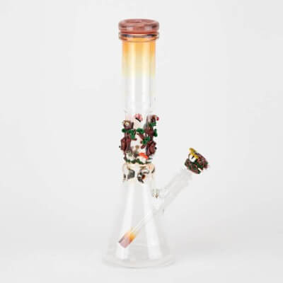 Empire Glassworks Hootie's Forest Beaker Water Pipe 01