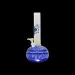 Chameleon Glass | 12" Cosmic Series Wrap & Rake Water Pipe - Blue | Elevate Your Cosmic Collection with Artistic Precision