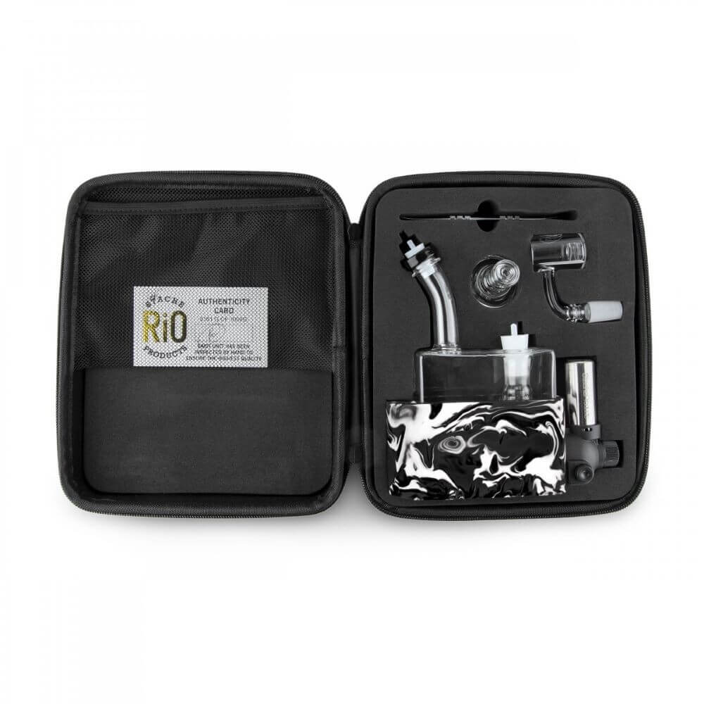 Stache Products RIO "Rig in One" Portable Dab Rig - Black Mix 04