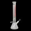 Roor Custom 18" Frosted Beaker Red Logo 04