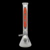 Roor Custom 18" Frosted Beaker Red Logo 07