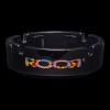 ROOR Collector Black Glass Ashtray - Tie-Dye Logo