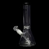 Diamond Glass Accent 12" Beaker Water Pipe - Black - 02