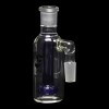 Diamond Glass Ash Catcher 90° 14mm/14mm w/ Showerhead Perc - Blue - 02