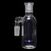 Diamond Glass Ash Catcher 90° 14mm/14mm w/ Showerhead Perc - Blue - 03