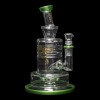 Diamond Glass Cyclon 2 Water Pipe - Green - 02