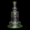 Diamond Glass Cyclon 2 Water Pipe - Green - 03