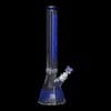 Diamond Glass Dalmont 18" Beaker Bong - Blue Violet - 04