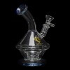 Diamond Glass Dewie Water Pipe - Blue Violet - 06