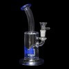 Diamond Glass Icon Tele-Scope Water Pipe - Blue Violet - 02
