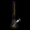 Diamond Glass Khiva 16" Beaker Water Pipe - Black & Gold - 06