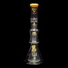 Diamond Glass Levels 17" Beaker Water Pipe - Topazine - 03