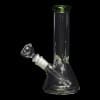 Diamond Glass Suger 8" Mini Beaker Water Pipe - Green - 01