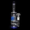Diamond Glass Icon Pisa Water Pipe - Blue - 02