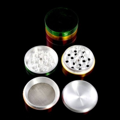 50mm 4 Piece Rasta Aluminum Grinder