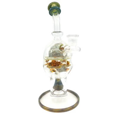 Antidote 10" Faberge Egg Recycler Water Pipe