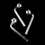420º Below | Clear Glass L Shaped Oil Burner Hand Pipe (1pc) - Made in USA | Elevate Your Oil Burning Game