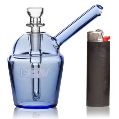 GRAV Slush Cup Pocket Bubbler - Cobalt Blue - 03