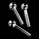 420º Below | Clear Thick Glass Straight Oil Burner Hand Pipe (1pc) - Made in USA | Elevate Your Oil Burning Game