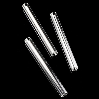 4" Clear Glass Tube (1pc)