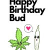 Happy Birthday Bud Gift Card