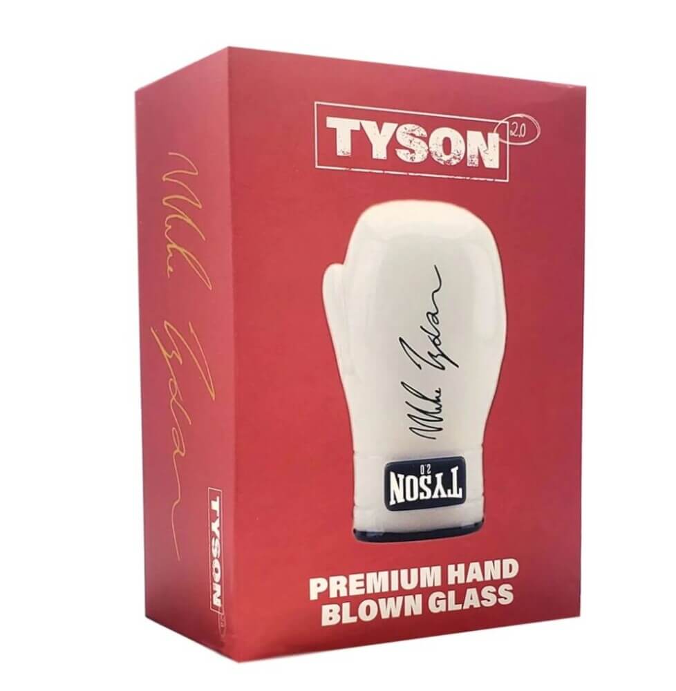Mike Tyson 2.0 White Boxing Glove Hand Pipe - 04