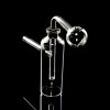 Small Clear Glass Bottle Oil Burner Bubbler Rig - Made In USA - 02