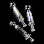 420º Below | Clear Glass Oil Burner Pipe w/ Colored Perc | Elevate Your Oil Burning Game