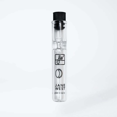Jane West | Travel Pipe Chillum - Black | Sleek and Sustainable On-the-Go Herb Companion