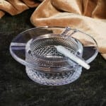 Jane West | Twenties Collection Ash Tray - Clear | Stylish Way to Ash with Jane's Touch
